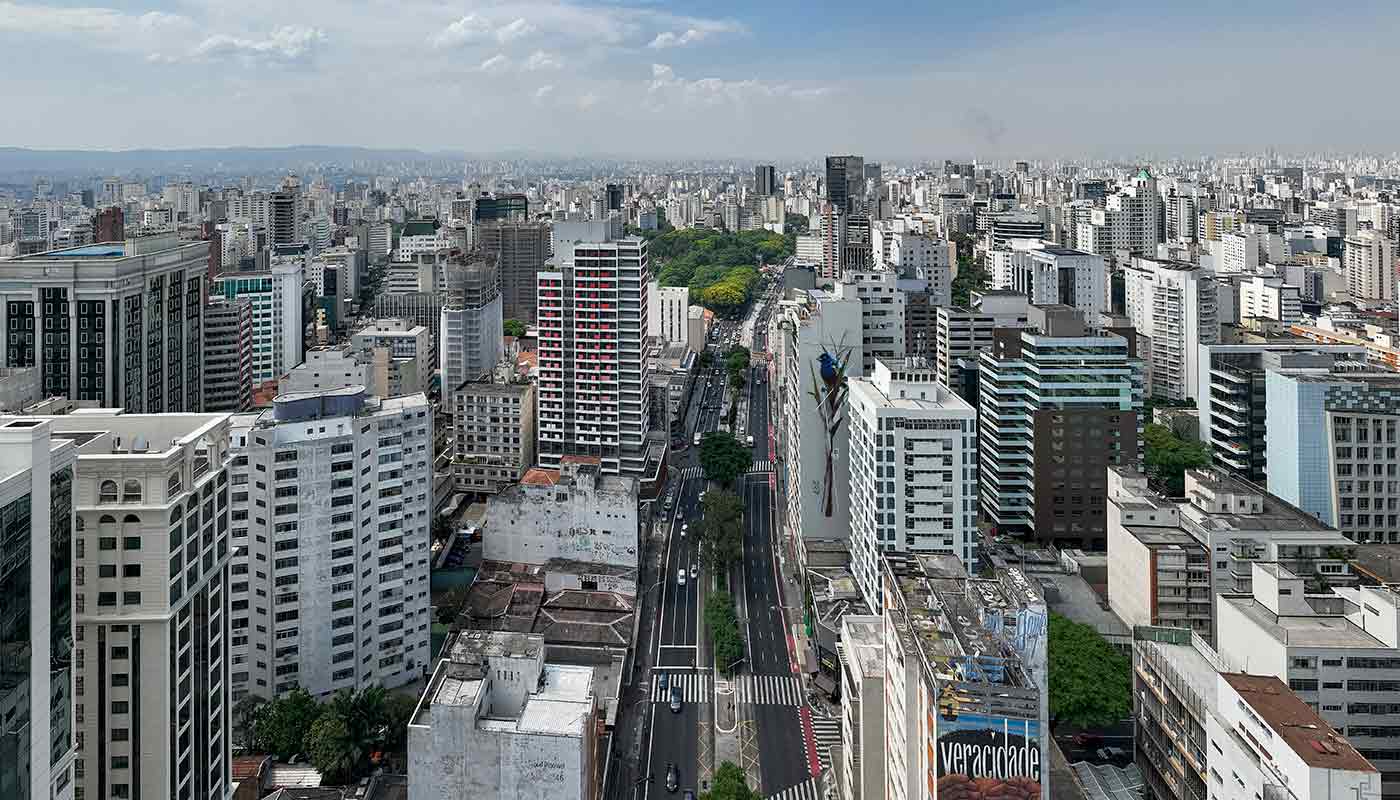 one di nex one consolação belas artes vista aerea