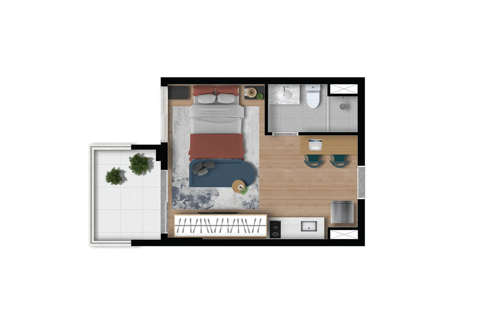 Nex One Sena Madureira — Studio - 27 M²