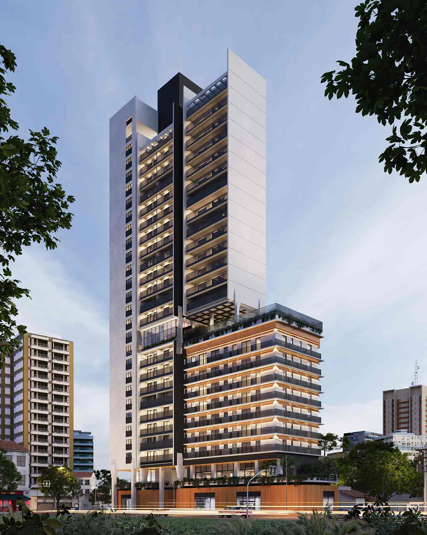 one innovation oliie 117 pinheiros fachada diurna