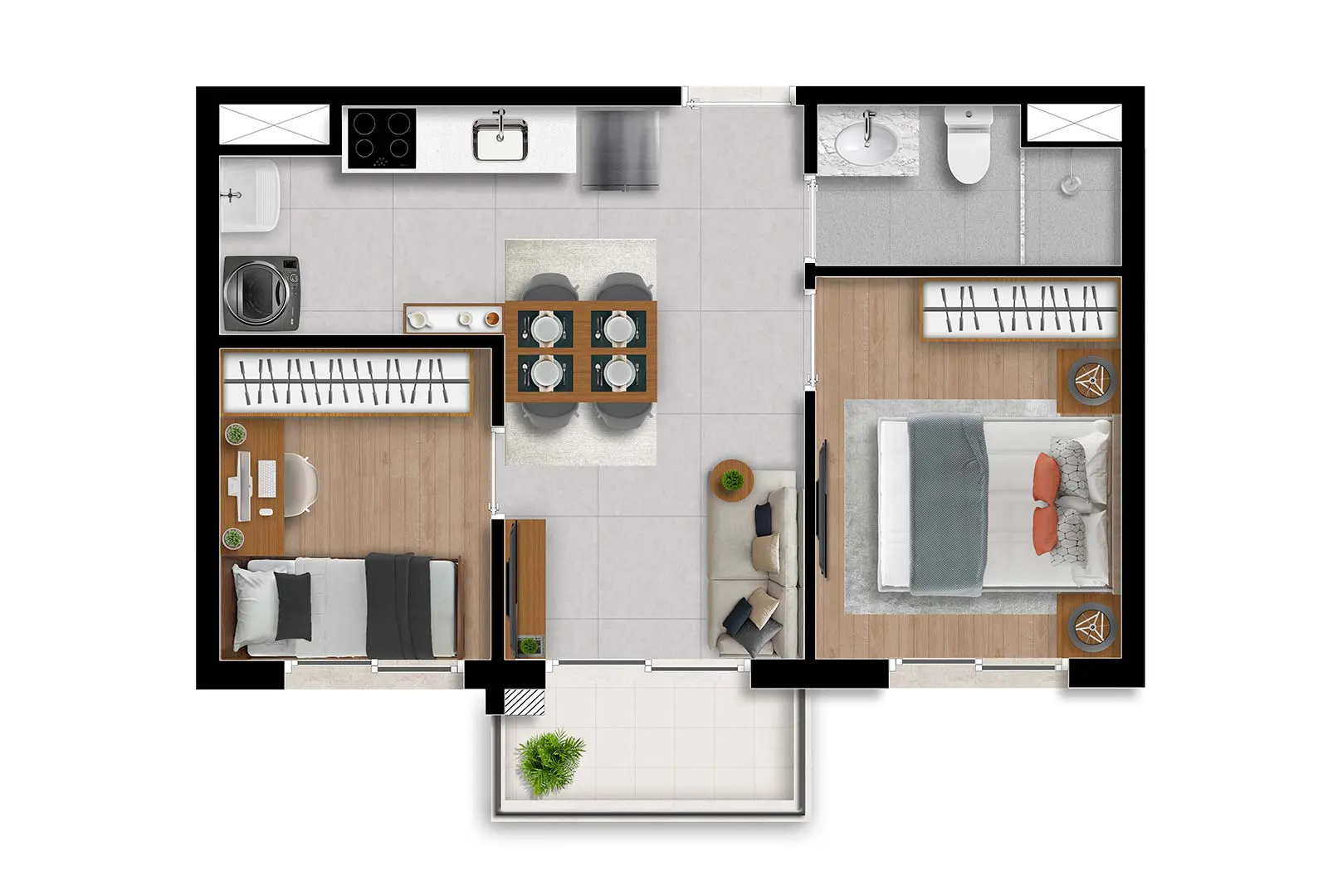 Nex One Vila Nova — 2 Dorms. Tipo B Final