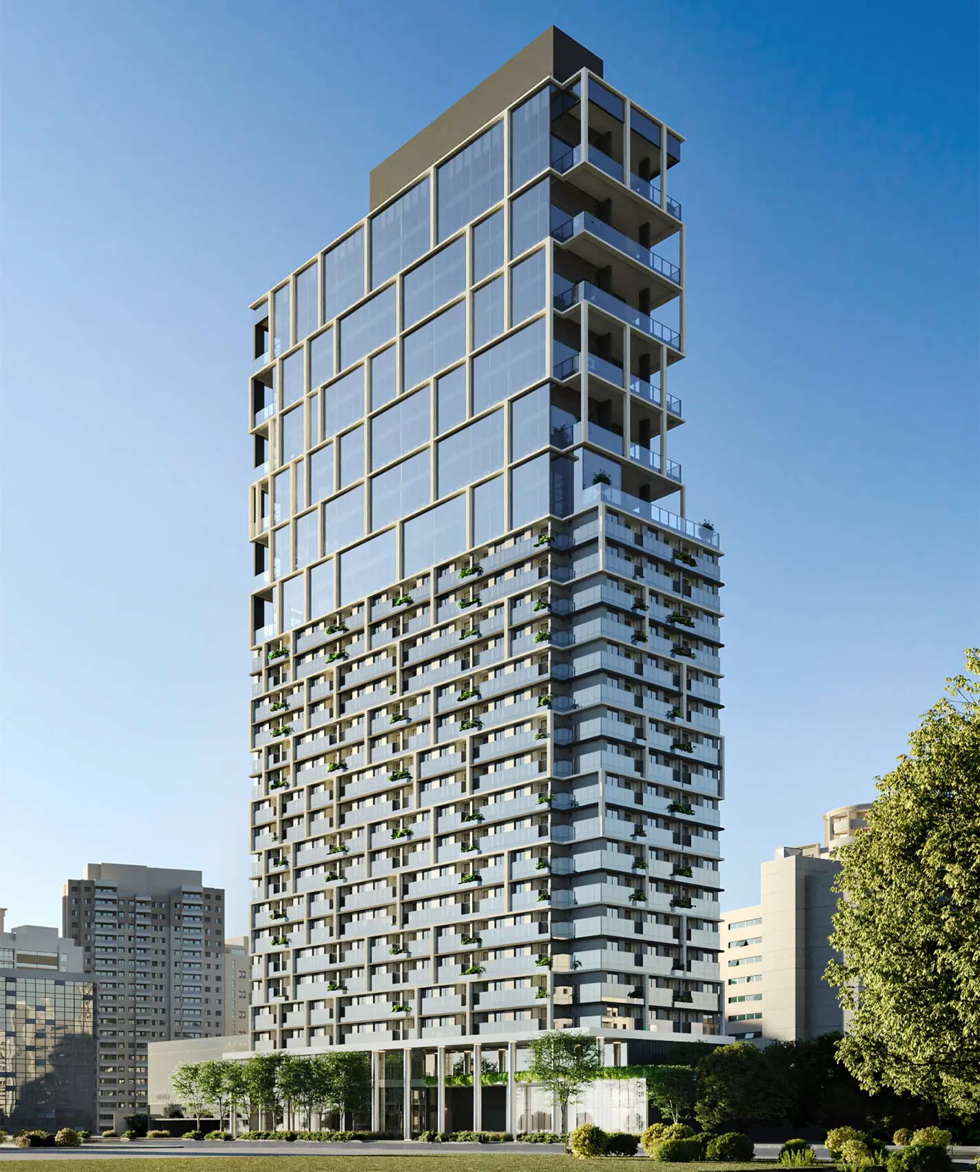 nex one park view FACHADA DIURNA